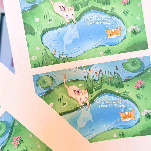 Pond Kitties Postcard