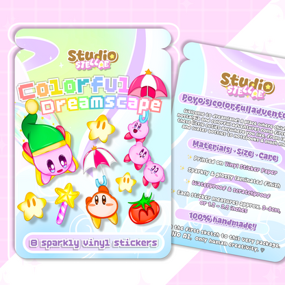 Colorful Dreamscape Sticker Pack