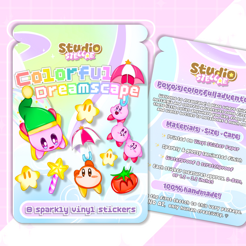 Colorful Dreamscape Sticker Pack