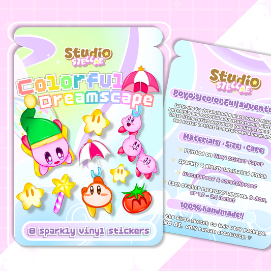 Colorful Dreamscape Sticker Pack