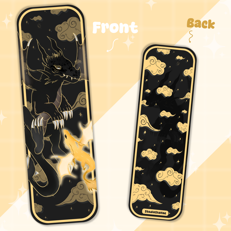 Dark Fantasy Dragons Bookmark