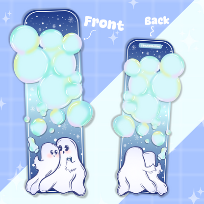 Ghost Couple Bubbles Bookmark