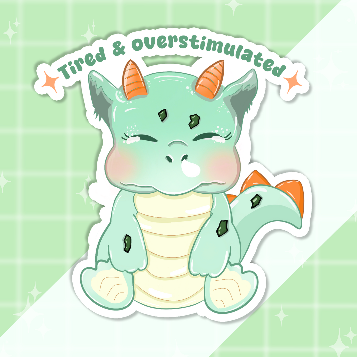 Relatable Baby Dino Sticker