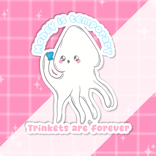 Trinket Squid Sticker