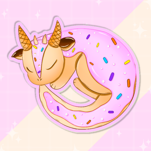 Frosted Cookie-Dragon Sticker