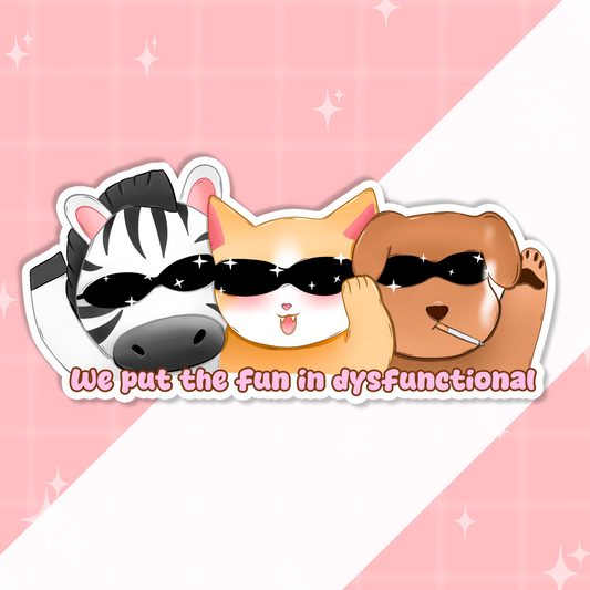Animal Party Sticker