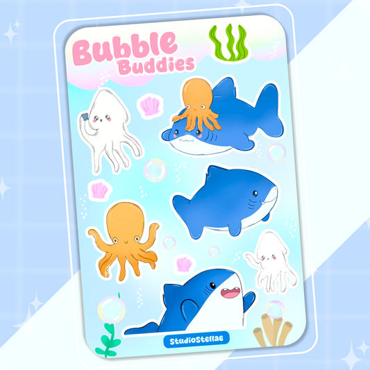 Bubble Buddies Sticker Sheet